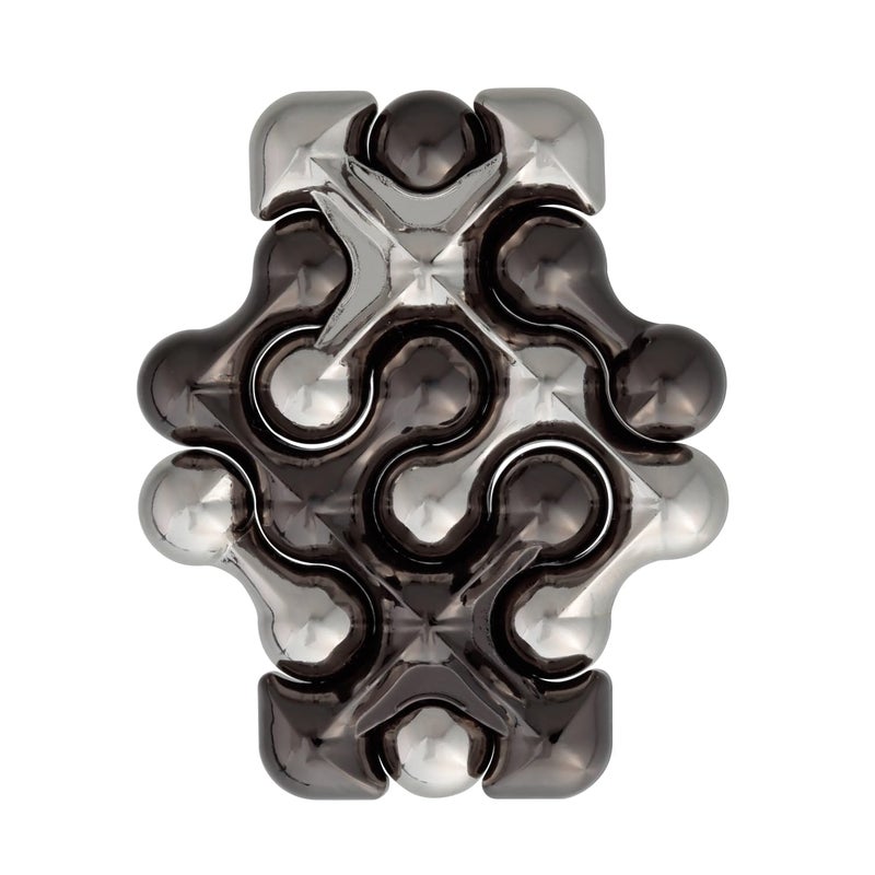 BePuzzled |Dot Hanayama Metal Brainteaser Puzzle Mensa Rated Level 2, for Ages 12 and Up - Image 2