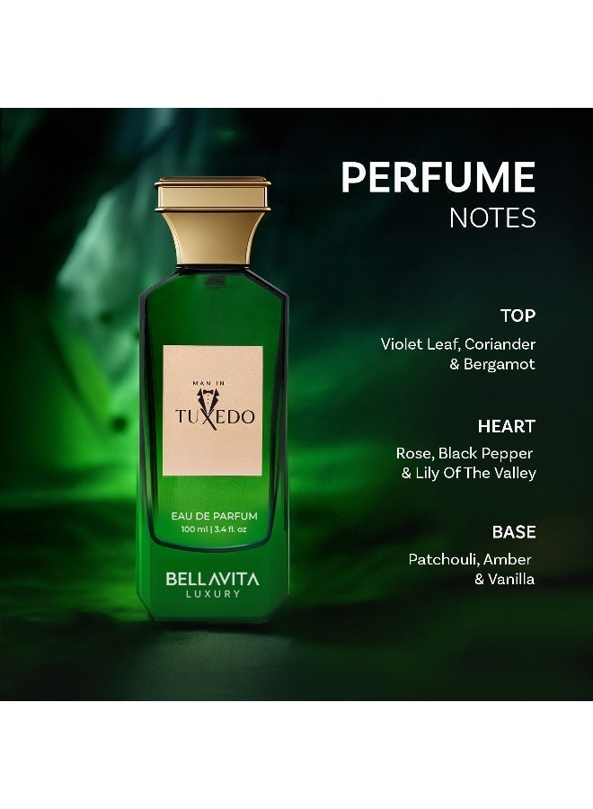 BELLAVITA LUXURY MAN IN TUXEDO Men French 100ML EDP - Image 3