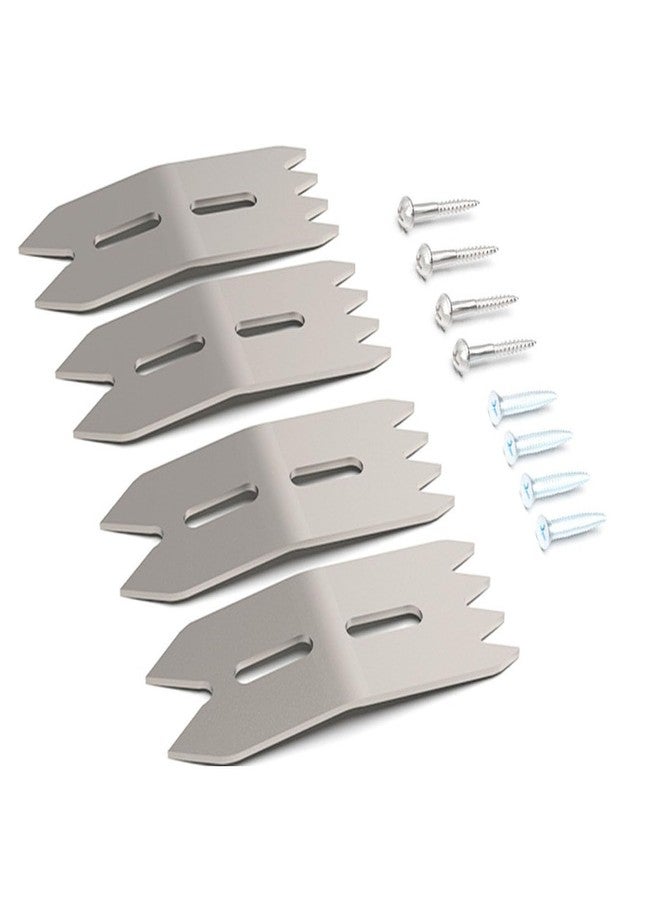 فوكتي مجموعة مشابك حد النجارة المكونة من 4 قطع، كلاب تثبيت من سبائك الألومنيوم لمطحنة تسطيح الألواح، مشبك تثبيت لوح خشبي، أداة تثبيت لوحة تحديد المواقع بدقة - Image 1