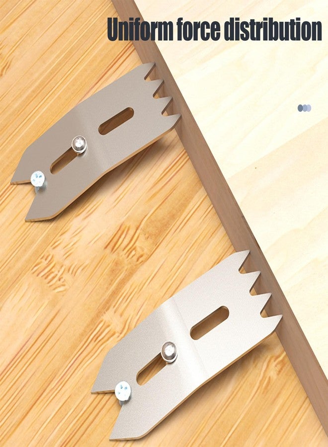 فوكتي مجموعة مشابك حد النجارة المكونة من 4 قطع، كلاب تثبيت من سبائك الألومنيوم لمطحنة تسطيح الألواح، مشبك تثبيت لوح خشبي، أداة تثبيت لوحة تحديد المواقع بدقة - Image 3