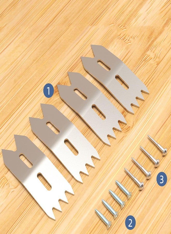 فوكتي مجموعة مشابك حد النجارة المكونة من 4 قطع، كلاب تثبيت من سبائك الألومنيوم لمطحنة تسطيح الألواح، مشبك تثبيت لوح خشبي، أداة تثبيت لوحة تحديد المواقع بدقة - Image 5