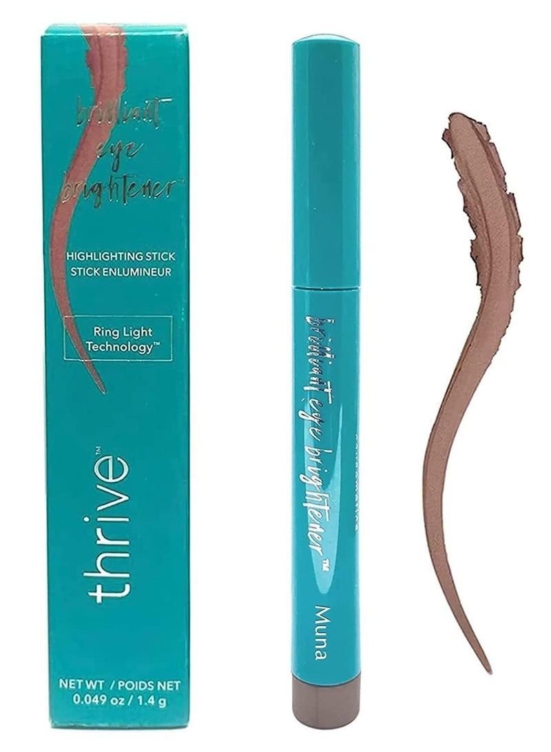 Excefore Eyeshadow Stick, Eye Brightener Stick, Shadow Pencil Makeup, Brightener Highlighter Eyeliner Crayon Make up (Mauve Taupe Shimmer) - Image 1