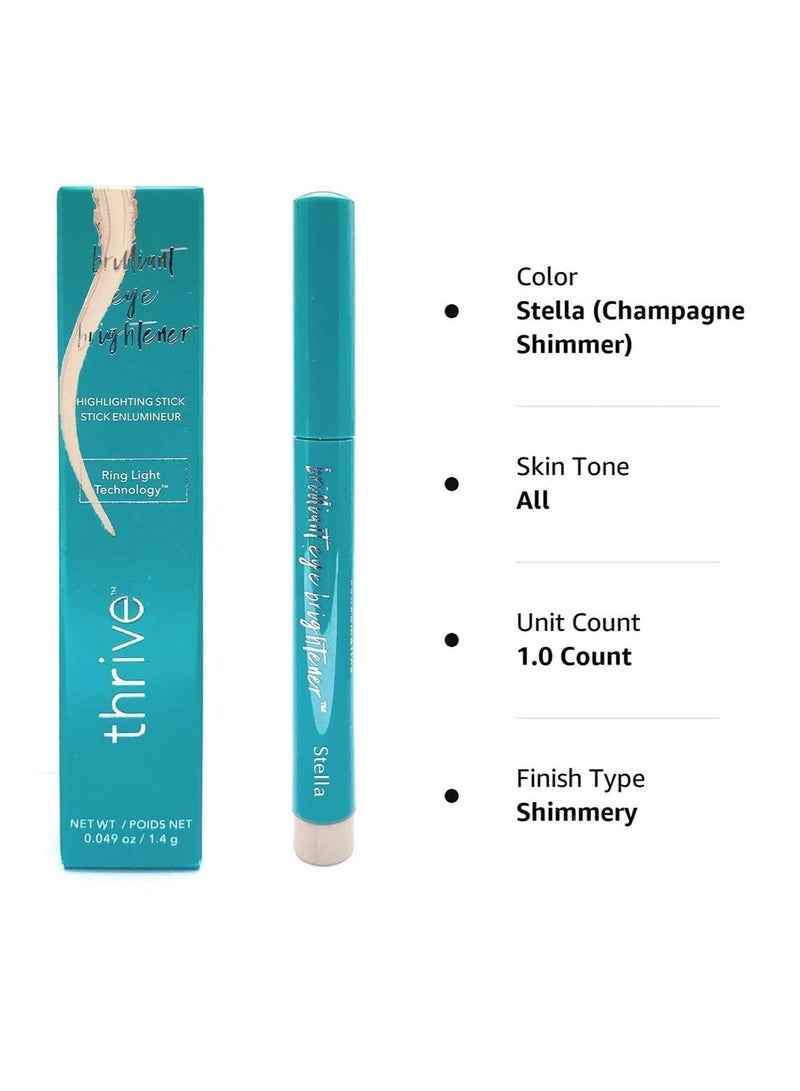 Excefore Eyeshadow Stick, Eye Brightener Stick, Shadow Pencil Makeup, Brightener Highlighter Eyeliner Crayon Make up (Mauve Taupe Shimmer) - Image 2