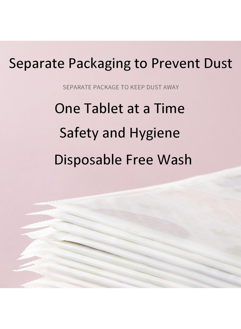Dominy Disposable Bibs and Placemats for Baby, 40 pcs Leak Proof Travel Feeding Bibs and Place Mats for Infants Toddlers for Traveling and Outdoor Use, Travel Bibs for Babies  - Image 4