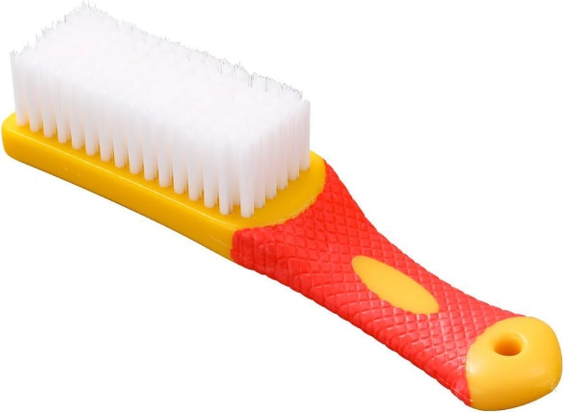 FreshDcart FreshDcart FDCA600 Heavy Duty Bristle Brush Tile Brush Carpet Cleaning Brush Scrub Brush with Comfort Grip for Shoes,Sink Carpet Floor, Bathroom Cleaning (Multicolor,Pack of 1) - Image 1