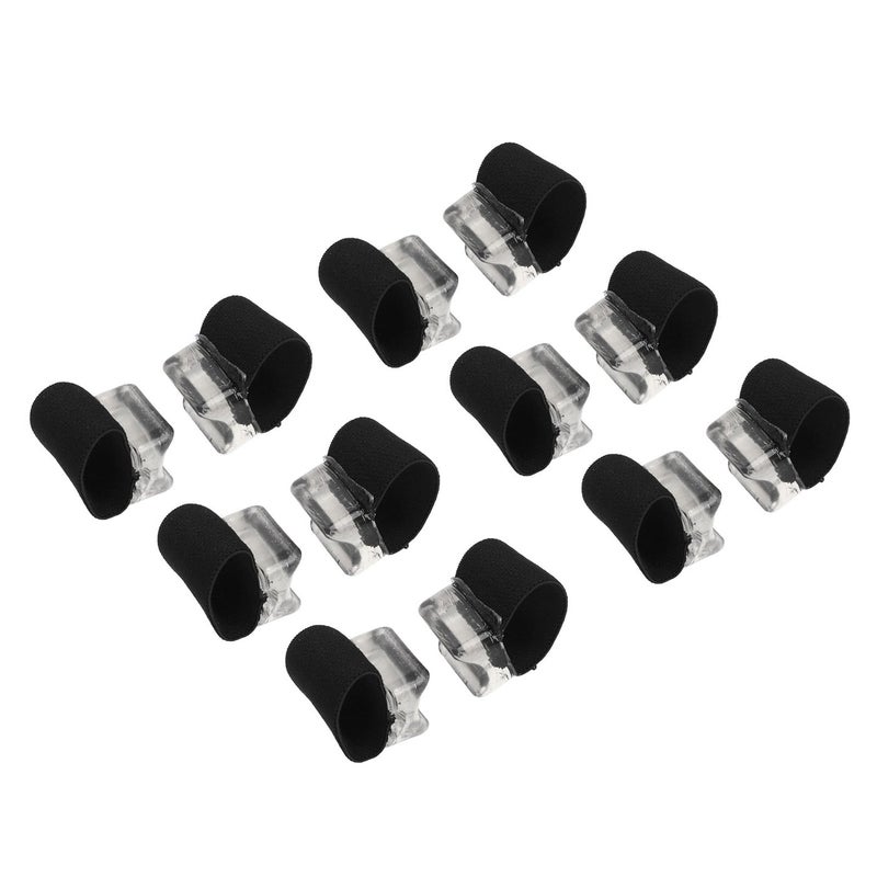 6 Pairs Toe Spacers Separators Soft Flexible Skin Friendly Overlapping Bunion Corrector for Men and Women L - Image 3