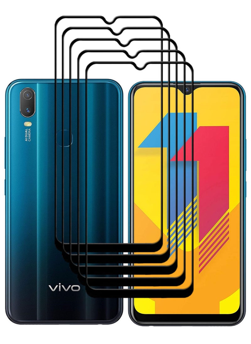 ACLIX 5 Pieces Antistatic ESD Dustproof Premium Quality High Definition Tempered Glass Screen Protector Designed For vivo Y11 (2019) - Image 1