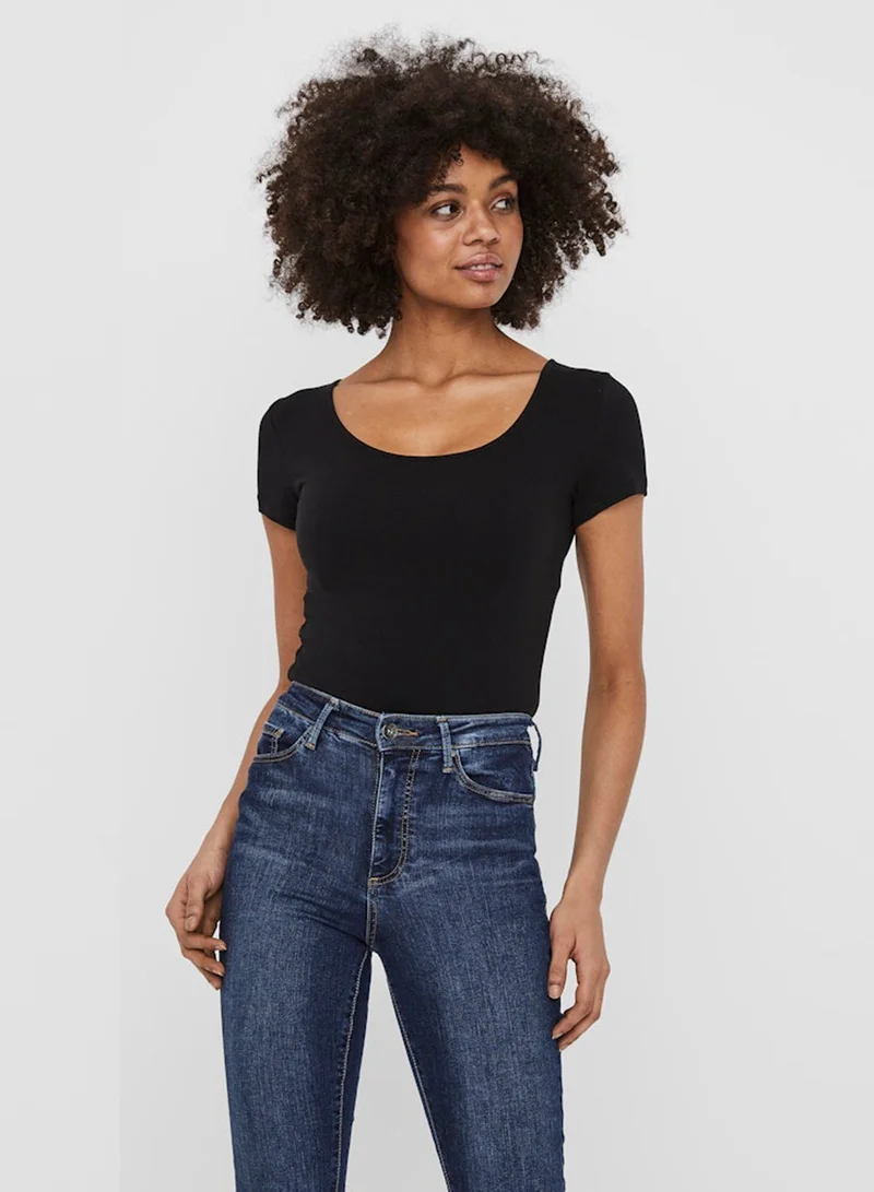 Vero Moda  Soft Basic Top for Women | Best Price UAE
