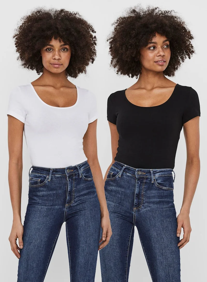 Vero Moda  Soft Basic Top for Women | Best Price UAE