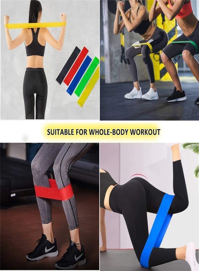 LAFILLETTE Natural Rubber Exercise Band, Stretch Band For Exercise, Legs, Gym, Workout, Pull Ups - Resistance Loop Bands For Fitness, Yoga, Physical Therapy, Home Exercise Training For Women, Men - Image 5