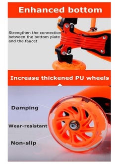 3 Wheel Adjustable Height Kick Scooter Orange - pzsku/ZAC10352FEE354C28189CZ/45/_/1703080086/a14e04e7-015a-42eb-bb6e-e2fd52ebde00