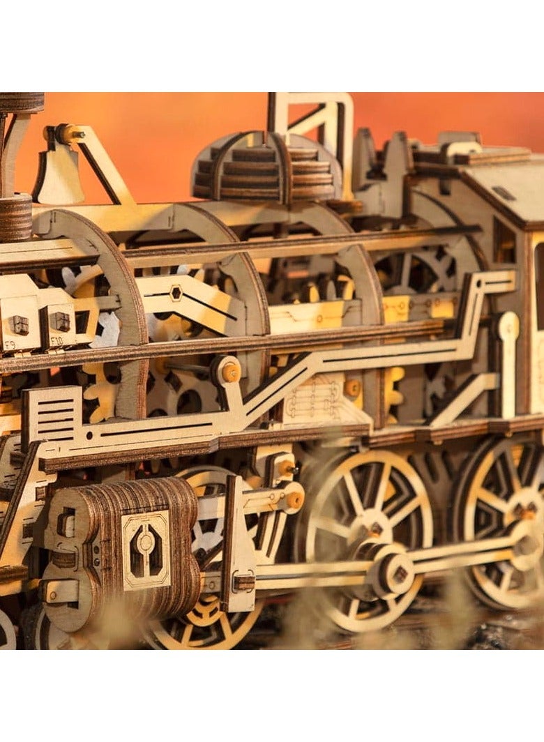ROKR 3D Wooden Puzzle-Self Propelled Mechanical (Locomotive) - Image 3