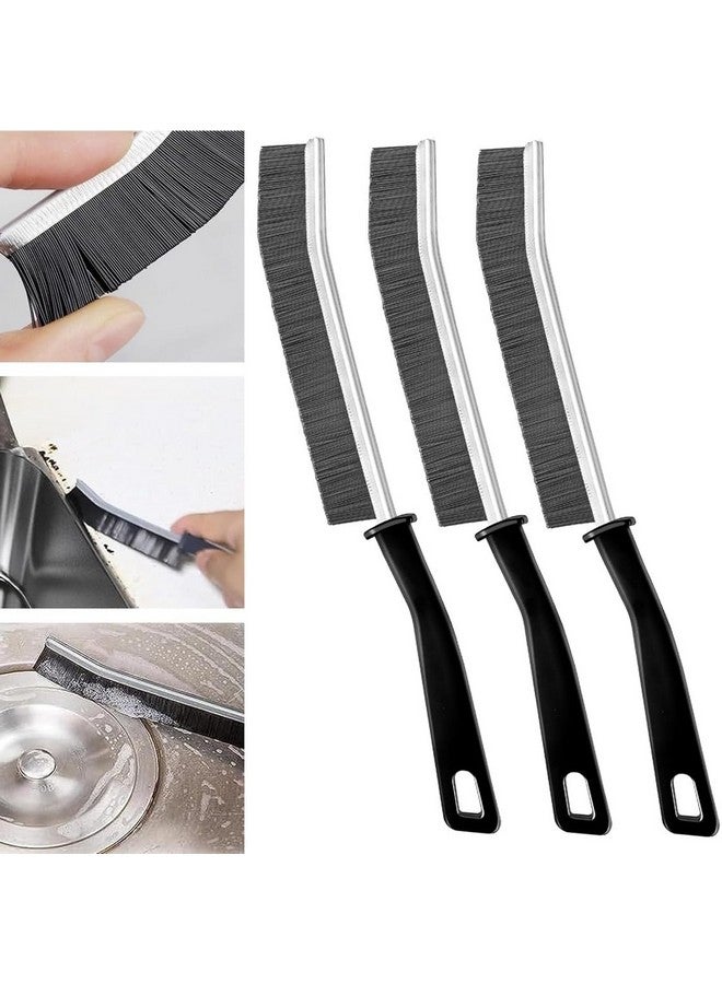 RIOMAX Gap Cleaning Brush Hard Bristle Gap Brush for Cleaning Dead Corner Cleaning Brush Used for Home Toilet Bathroom Kitchen Tiles Window Slots (Pack of 3) - Image 1