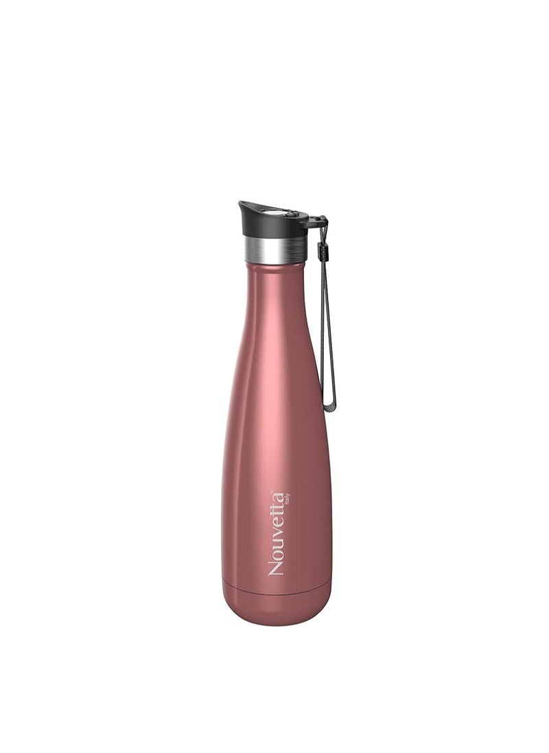 Atlasware Nouvetta | Luft Double Wall Bottle 500 ML - Pink Metallic  - Image 2