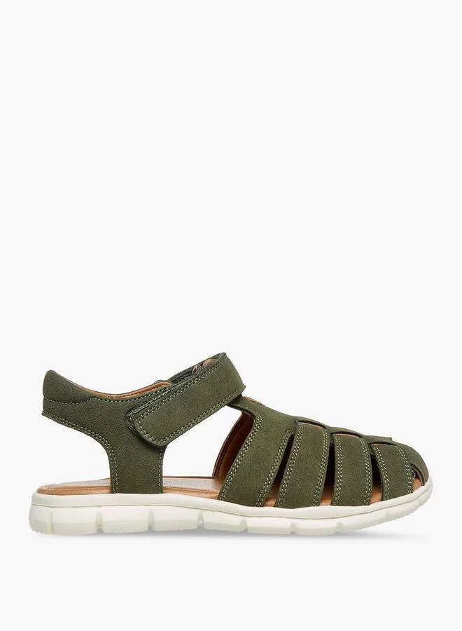 Mister Duchini Boys Hook and Loop Strap Sandals