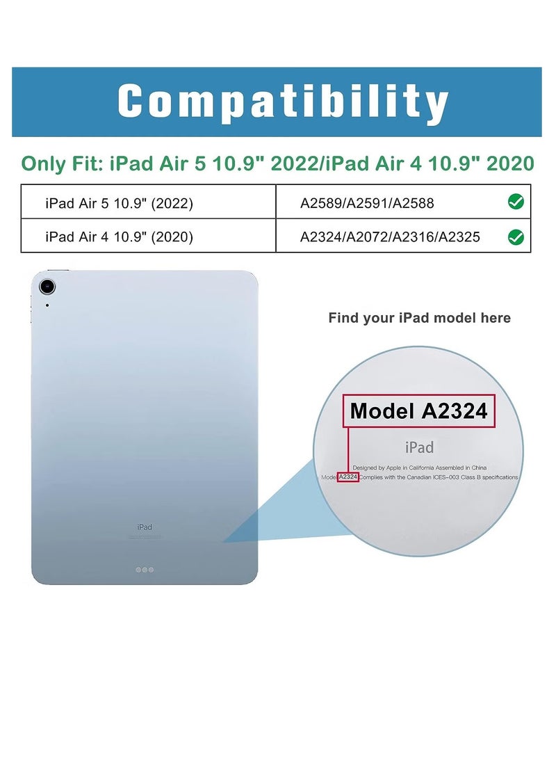 TIGER Case for iPad 10th Generation 10.9 Inch (2022 Model) – Slim Stand Hard Back Shell Cover with Auto Wake/Sleep Function, Durable Protection, Lightweight, and Stylish – Precise Cutouts for Easy Access to Ports, Buttons & Camera – Perfect Fit for iPad 10.9” 10th Gen (Pink) - Image 4