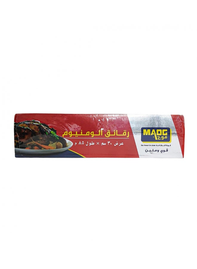 موج ورق ألومنيوم فضي - Image 2