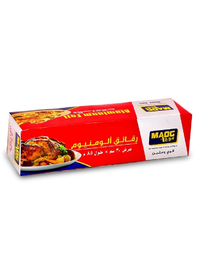 موج ورق ألومنيوم فضي - Image 1