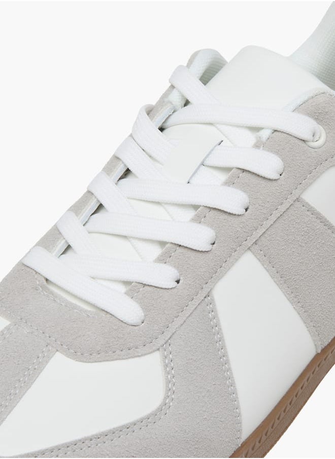 LBL by Shoexpress - Men's Panelled Sneakers with Lace-Up Closure - Image 1