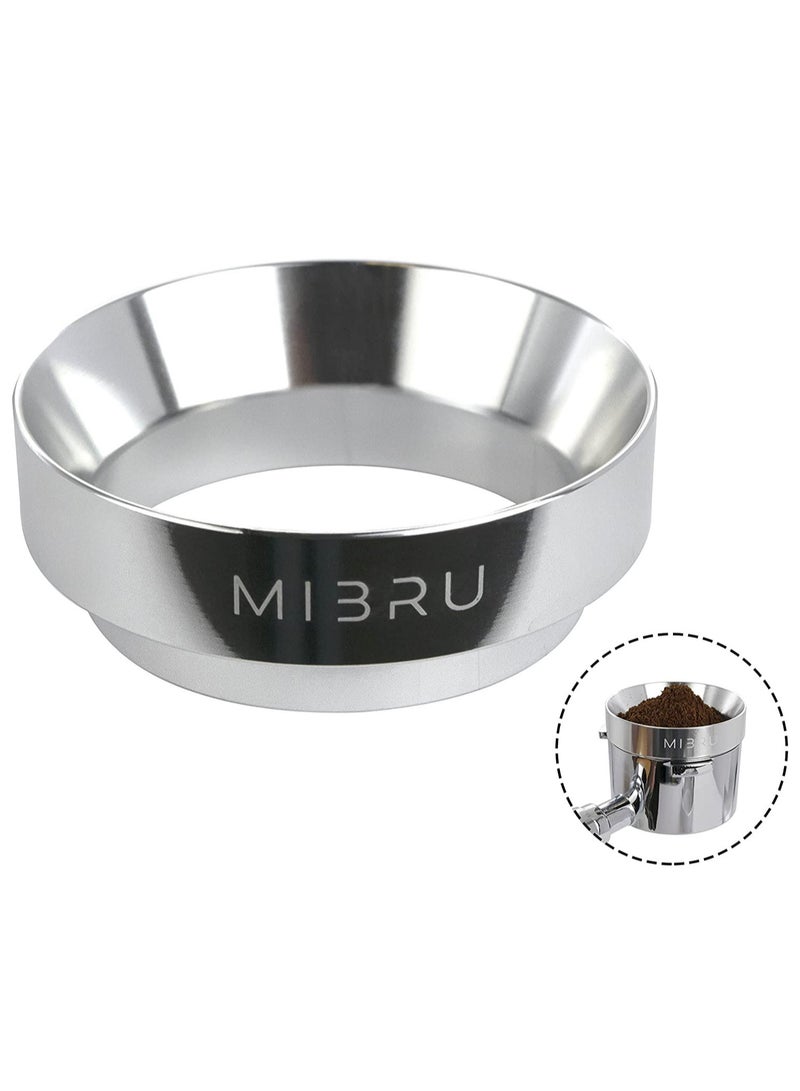MIBRU Coffee Espresso Barista Portafilter Ring Silver 51MM  - Image 1