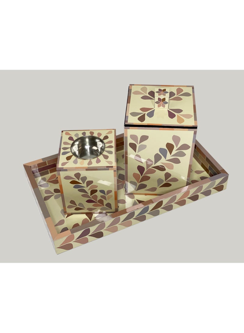 Wooden Bakhoor set of 7  - Image 2