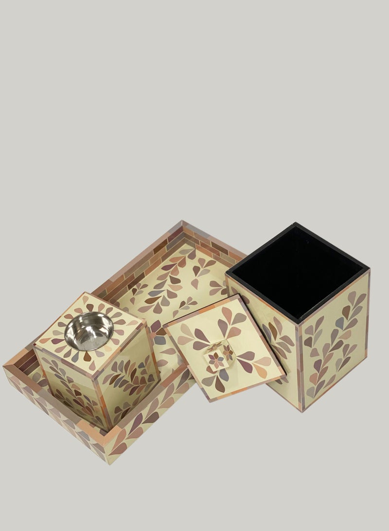 Wooden Bakhoor set of 7  - Image 3