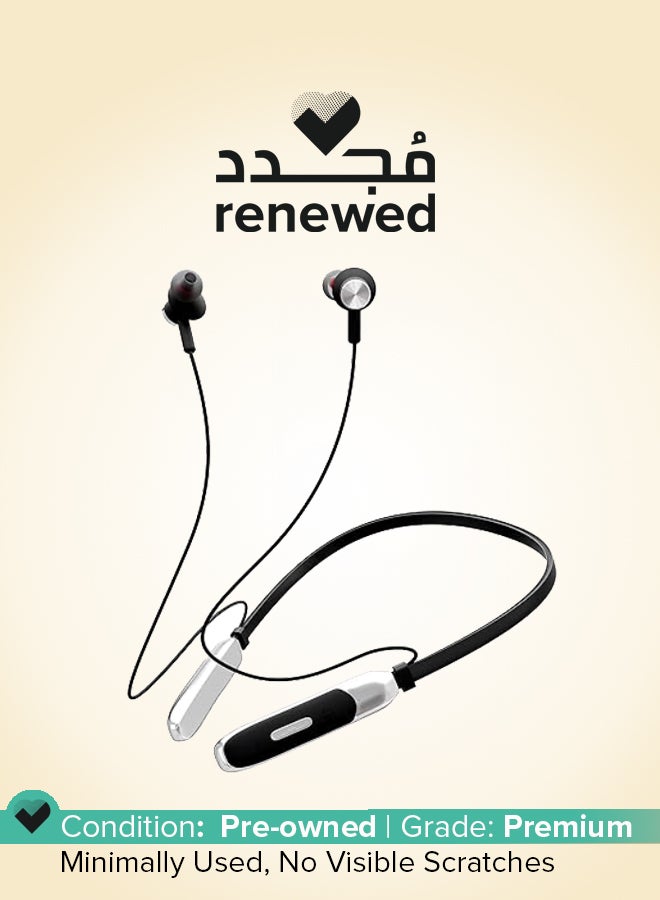 ubon مجدد - سماعة بلوتوث Cl-395 سلسلة عمان، سلكية حول العنق - أسود - Image 1