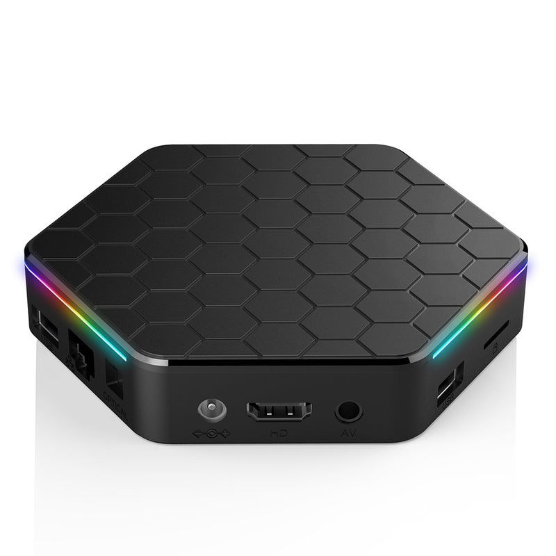 صندوق تلفزيون أندرويد 12.0 T95ZPLUS-H618 صندوق تلفزيون ذي معالج رباعي النواة A53 مع واي فاي مزدوج 2.4 جيجا هرتز/5 جيجا هرتز مشغل وسائط بث دقة 8K يدعم بلوتوث 5.0 ومنفذ USB 2.0 - Image 3