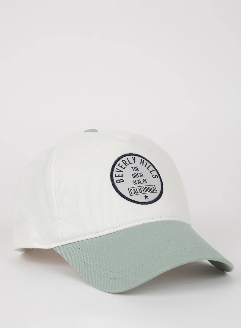 ديفاكتو Color Block Cotton Cap