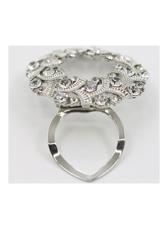 NIBEMINENT Shiny Lightweight Alloy Elegant Scarf Brooch  - Image 5