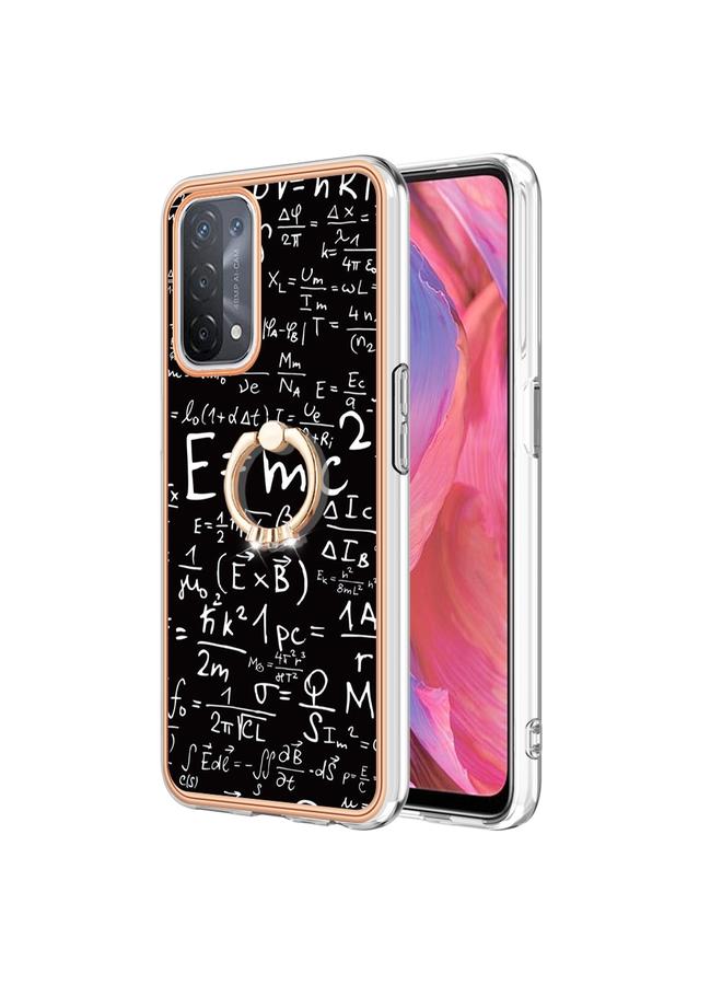 S-TOP Case For OPPO A74 / A93 5G / A54 5G / A93s 5G Electroplating Dual-side IMD Phone Case with Ring Holder - Image 2