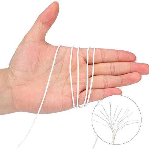 G2PLUS White String, 2MM 656 Feet White Cotton String, Cotton Bakers Twine for Meat, Roasting, Gift Wrapping, Gardening, Macrame, DIY Art & Crafts (200M/218Yard,12Ply) - Image 4