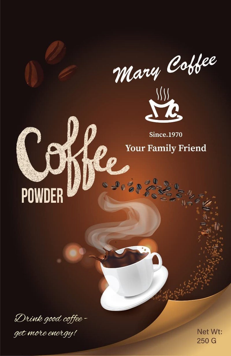 Mary Coffee energetic mocha java coffee of 250gm pouch (250) - Image 5