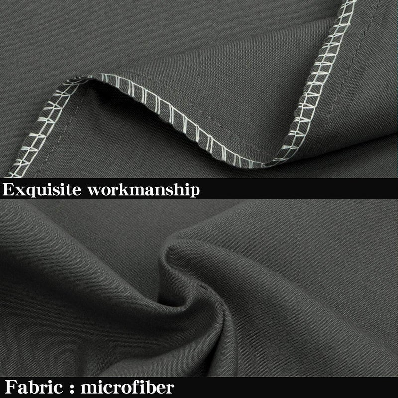NTBAY King Pillowcase Set - 2 Pack Brushed Microfiber 20x36 Pillowcases - Soft, Wrinkle-Free, Fade-Resistant, Stain-Resistant, Dark Grey Pillowcases with Envelope Closure - 20x36 Inches, Dark Grey - Image 2