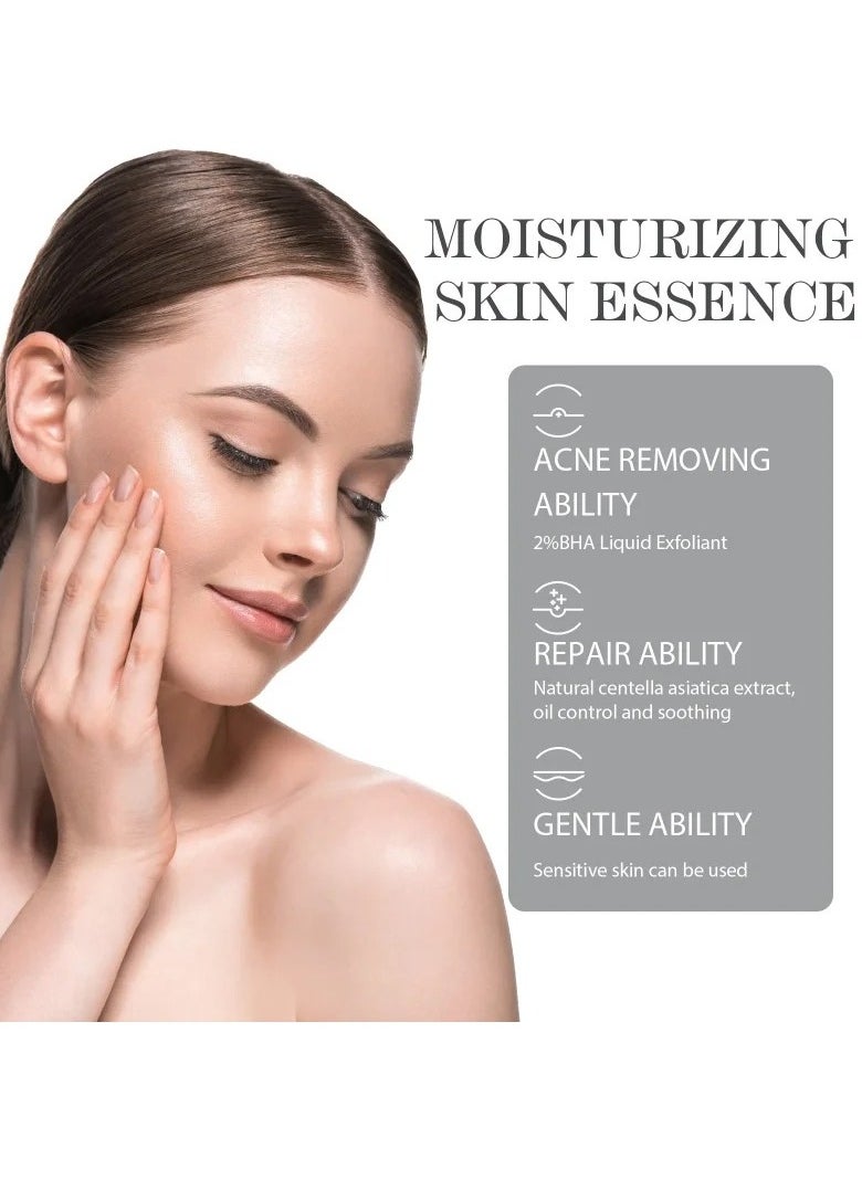 OUHOE - 30ml Acne Treatment Serum, Anti Acne Pores Shrink 2 Percent BHA Liquid Salicylic Acid Skin Rejuvenation Essence, Facial Exfoliant For Blackheads, Enlarged Pores, Wrinkles And Fine Lines - Image 1