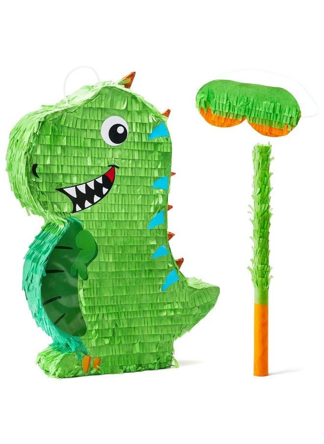 JOYIN Dinosaur Pinata With Plastic Bat And Paper Blindfold（15.75H X 10.5W X 3D) Cinco De Mayo Party Dinosaur Animal Theme Parties Decorations Indoor Or Outdoor Fiesta  - Image 2