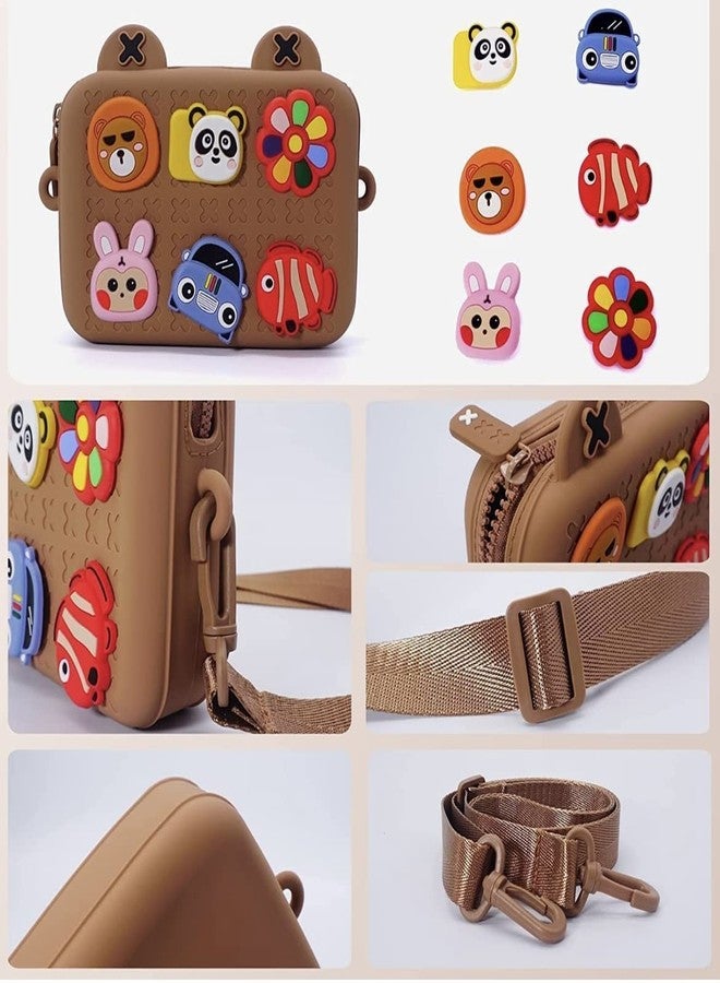 ADSON Sling Bag for Girls Stylish Soft Silicon Sling Bag, Sling Bags for Girl Purses for Girls, Side Bag, Slings Bag for Kids, Cross Body, Hand Bag,Purse for Baby (Multicolor) - Image 5