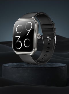 AOLON Curve Smart Watch for Men Women (Answer/Make Call), 2.01" Fitness Tracker with 120+ Sport Modes Heart Rate Sleep Blood Oxygen Monitor, IP68 Waterproof Fitness Watch for Android iOS (Black)  - Image 1