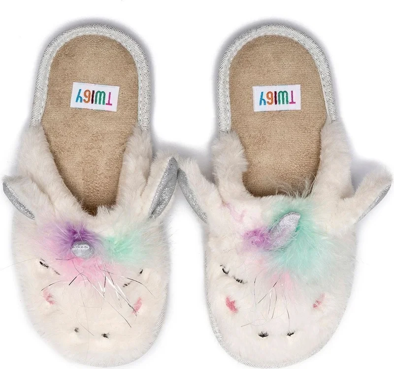 Twigy Cute Kids Home Slippers White 30/35 CC0825