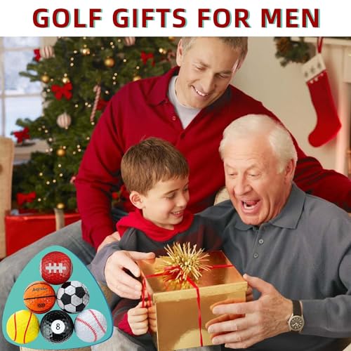 Golfupp Funny Golf Balls, 6 Pack Colored Balls for Golfers, Fun Kids Golf - Novelty Gifts for Men, Golfing Accessories for Boys & Dad - Image 5