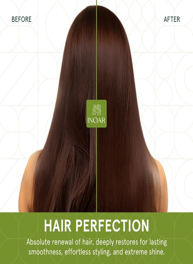 Inoar Cicatrifios Hair Renewal Set: Shampoo & Conditioner - Vegan, Sulfate-Free Formula with Argan Oil - Combat Frizz, Boost Shine 250 ml - Image 4