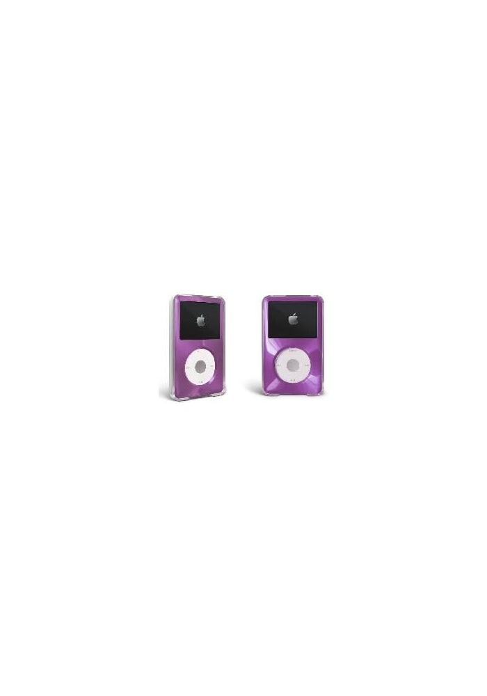 MIP Purple Hard Case for Apple iPod Classic with Aluminum Plating - Compatible with 80GB, 120GB, and 160GB Models