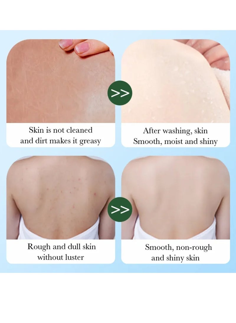 SADOER غسول الجسم بالأفوكادو 400 مل 98% مستخلص أفوكادو طبيعي منظف مرطب مغذي مرطب للبشرة ناعم مع زيت الأفوكادو يضيء ويحسن الجفاف ويزيل حب الشباب من الجسم غسول عميق التنظيف للجسم - Image 5