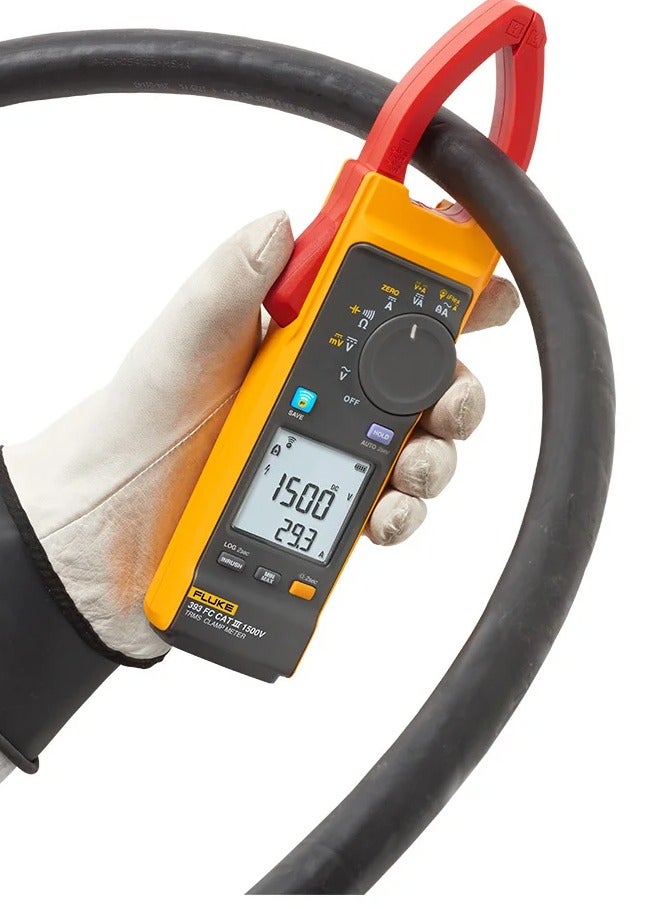 Fluke 393 FC CAT III 1500 V True-rms Clamp Meter with iFlex - Image 2