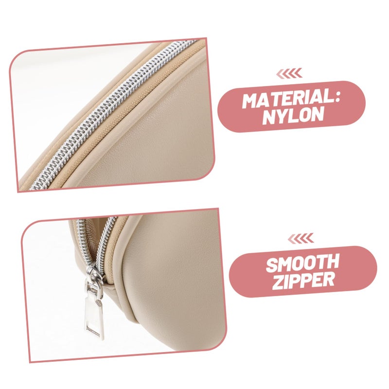 Lightweight Portable Shell Shaped Makeup Bag Travel Cosmetic Organizer Zipper Pouch - Image 5