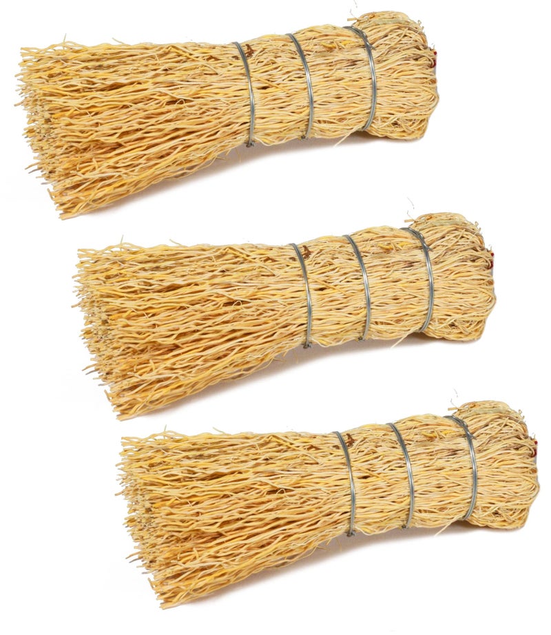 MexART Brush Escobeta De Raiz Natural/Mexican Root Brush 5" (Set of 3) - Image 1
