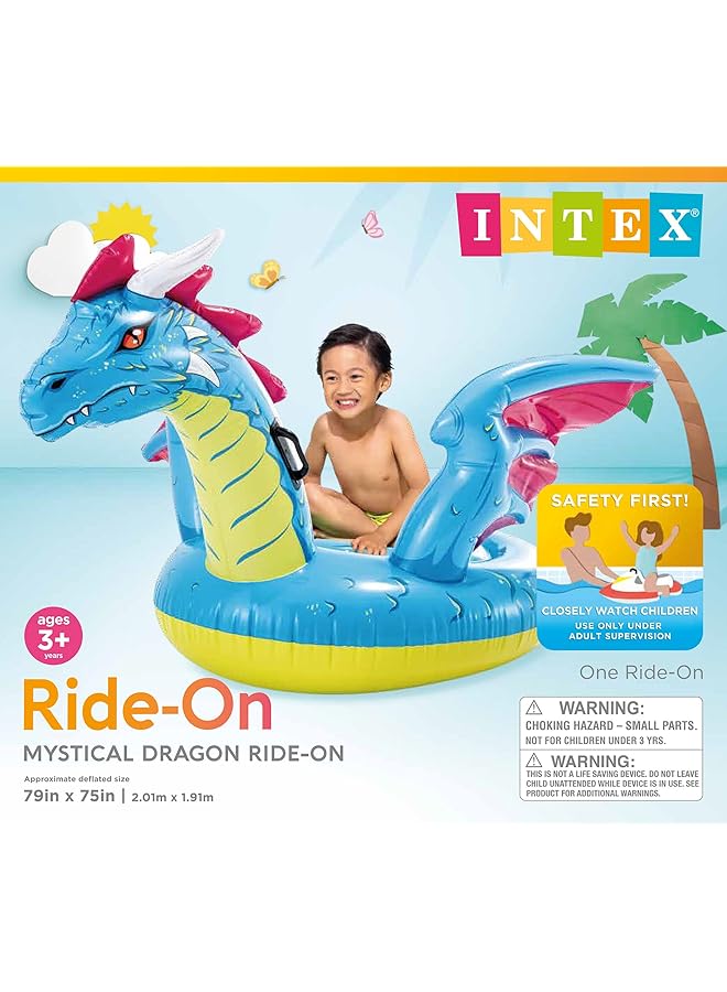 INTEX Dragon Ride On 79In X 75In For Ages 3+ - Image 5