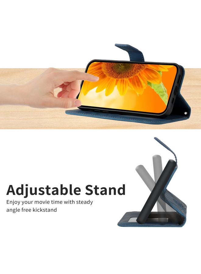 اس-توب جراب هاتف Asus ZenFone 9 من الجلد بتصميم زهرة الشمس مع حبل تعليق - Image 5