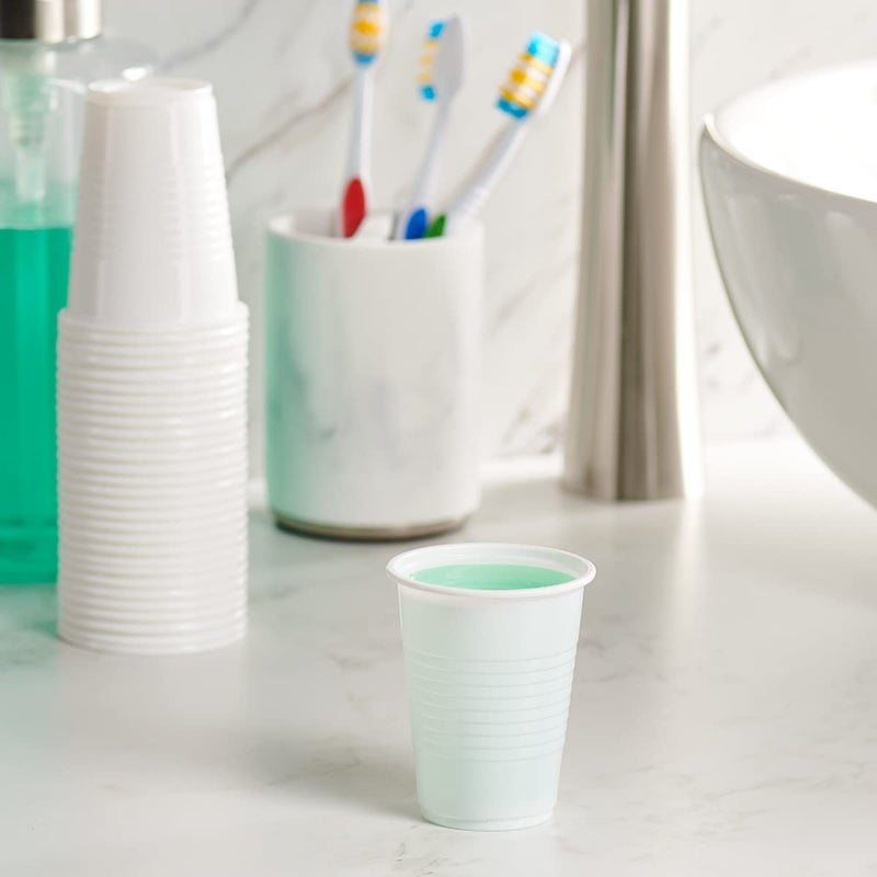 Comfy Package [5 oz. - 500 Count White Plastic Cups - Cold White Cups for Parties  Disposable Drinking Cups for All occasions - Image 5