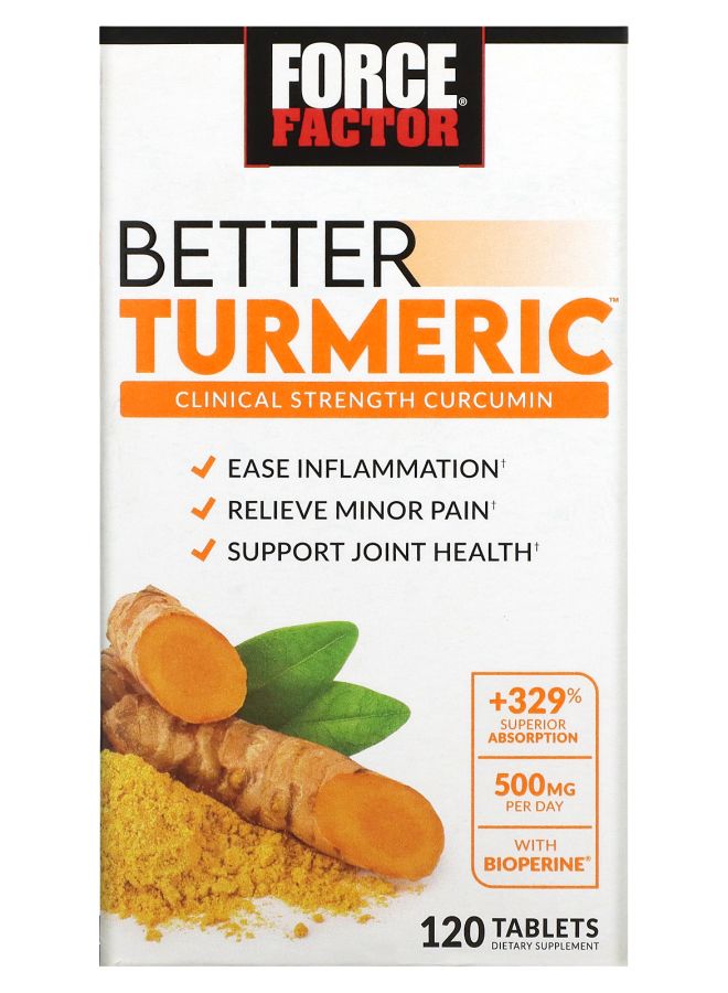 Force Factor Better Turmeric 120 Tablets